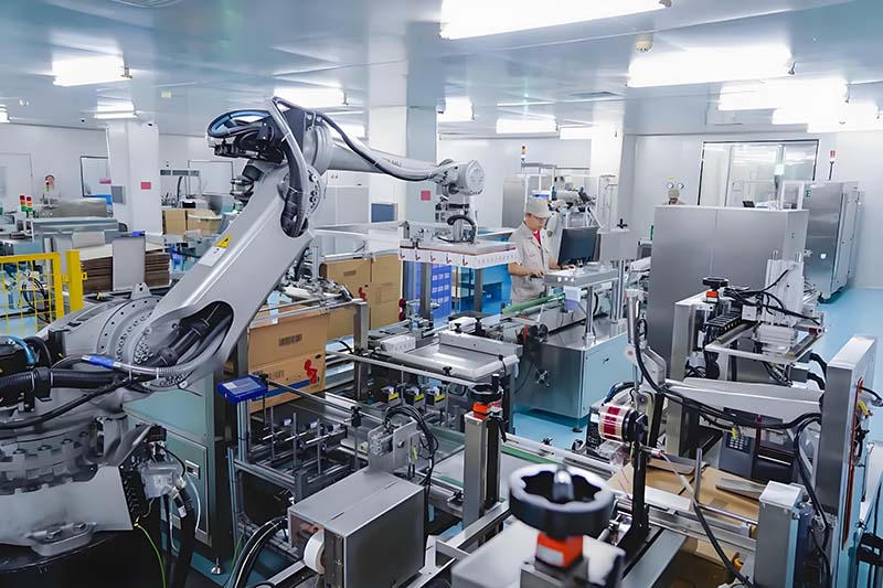 自动化包装线应用医药与健康行业